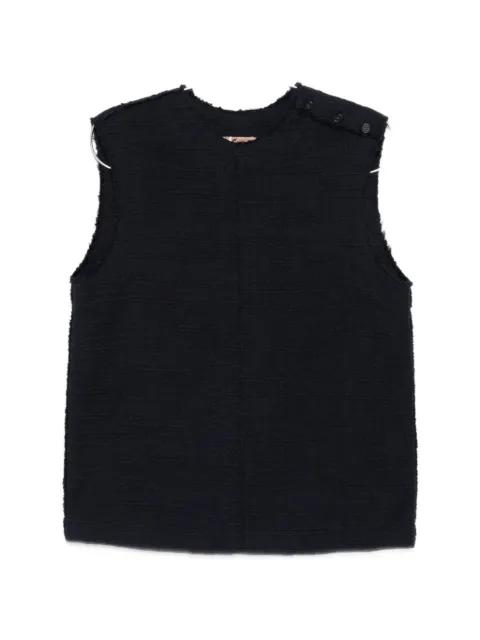 button-detail blouse by NO.21