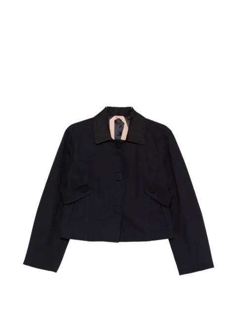 collared button jacket by NO.21