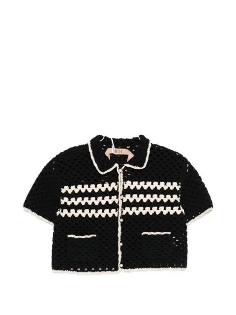 crochet cropped jacket by NO.21