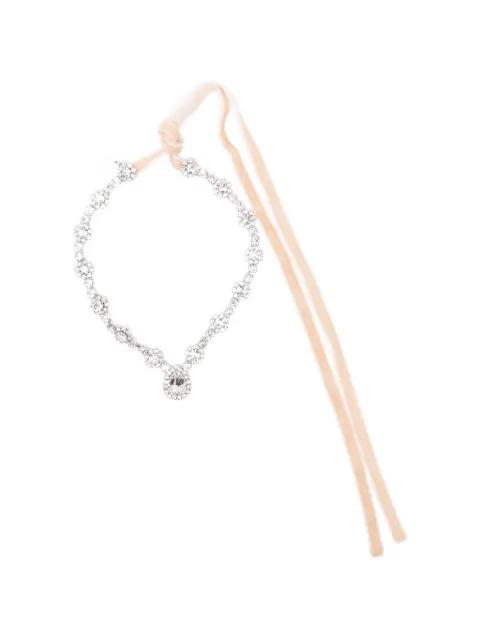 crystal-embellished necklace by NO.21