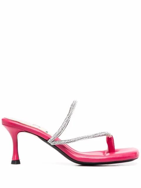 crystal-embellished strap sandals by NO.21
