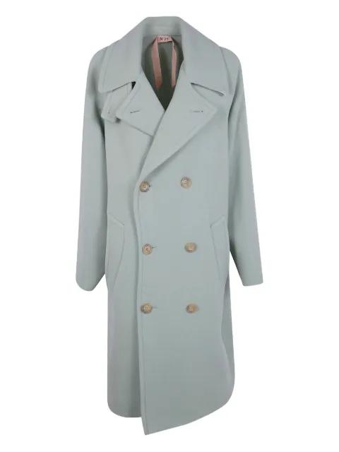 double-breasted wool coat by NO.21