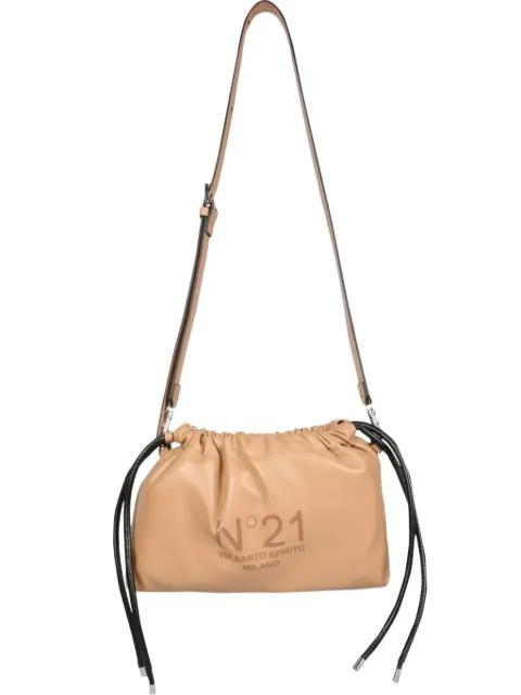 drawstring-top shoulder bag by NO.21