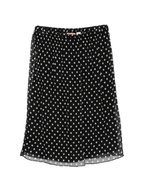 elasticated-waistband mini skirt by NO.21