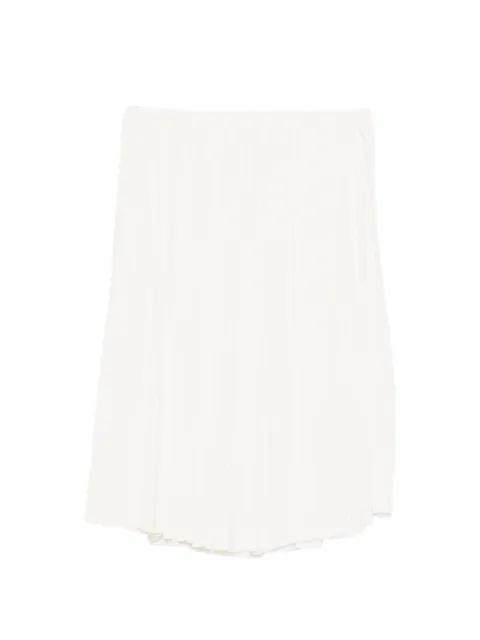 elasticated-waistband pleated skirt by NO.21