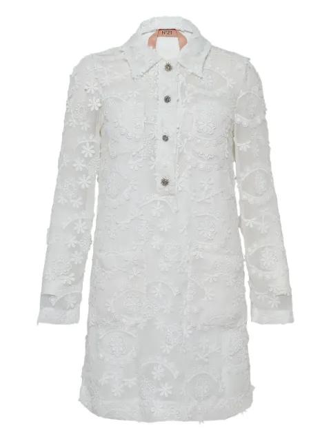 floral-embroidered dress by NO.21