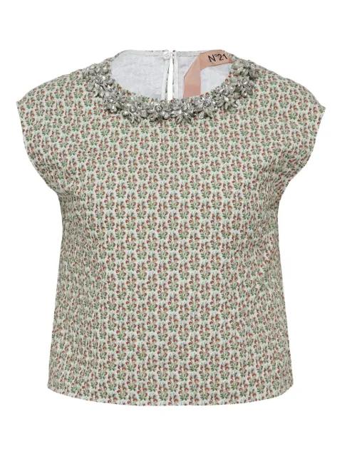 floral-print blouse by NO.21