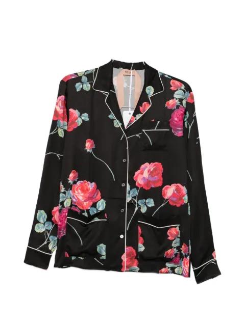 floral-print shirt by NO.21