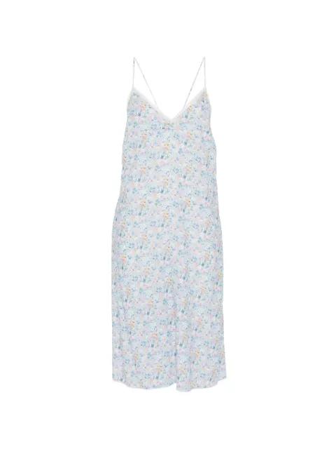 floral print slip dress by NO.21