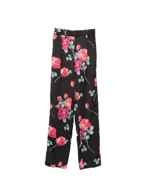 floral-print trousers by NO.21
