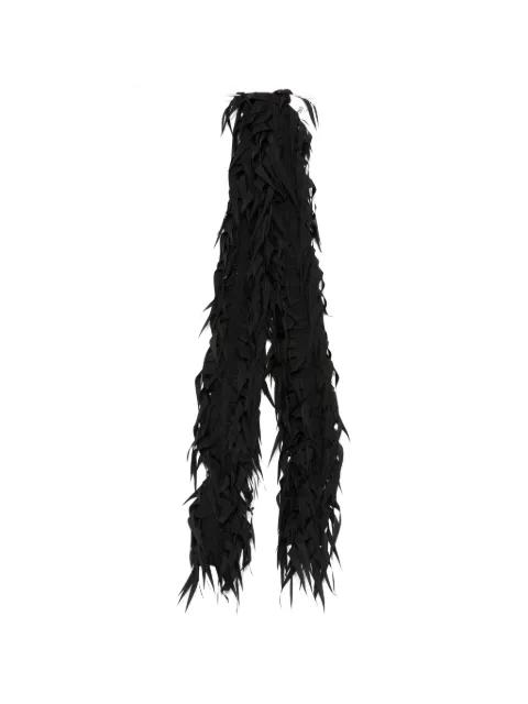 frayed scarf by NO.21