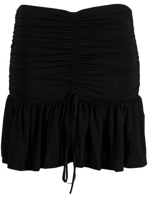 gathered mini skirt by NO.21