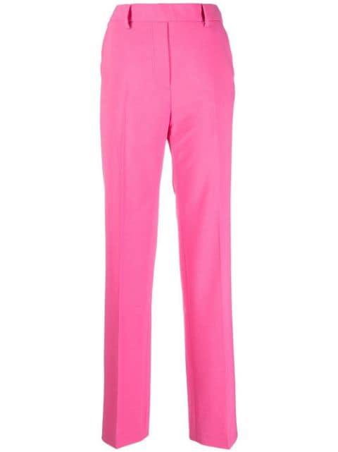 high-waisted straight trousers by NO.21