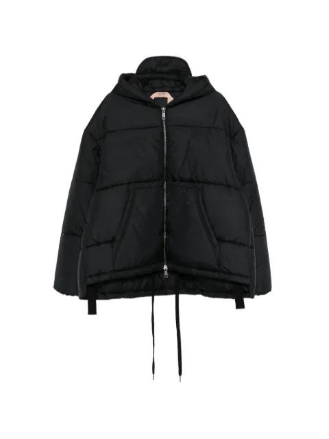 hoodied puffer jacket by NO.21