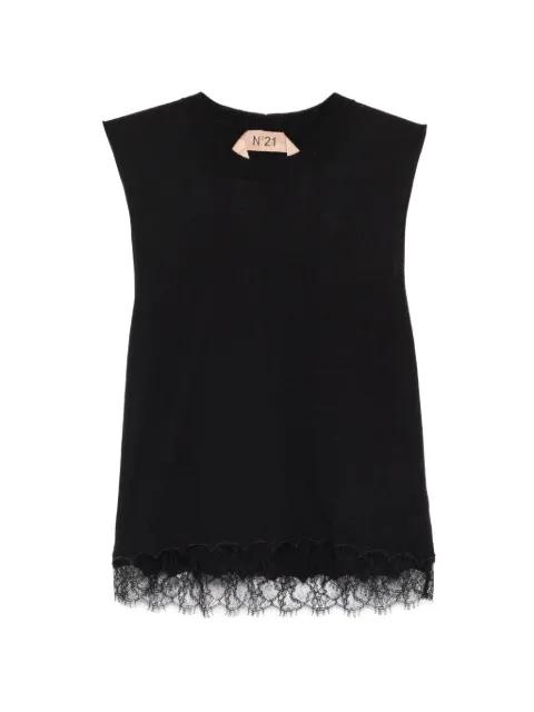 lace knitted top by NO.21