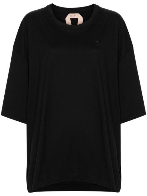 logo-appliqué T-shirt by NO.21