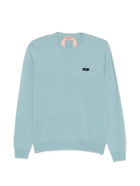 logo-patch sweater by NO.21