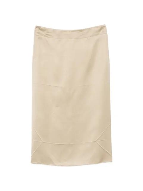 panelled satin skirt by NO.21