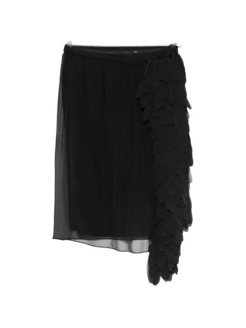 petal-embellished mini skirt by NO.21