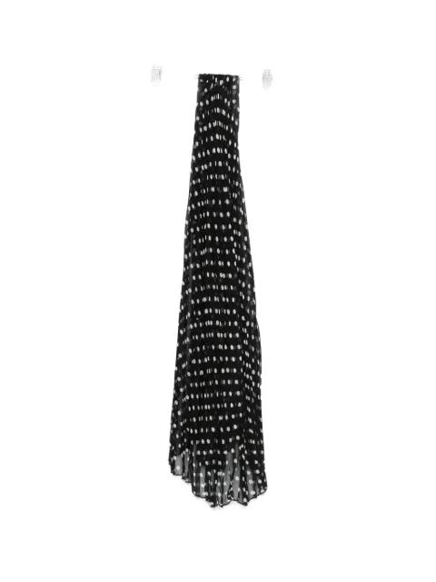 polka-dot pleated scarf by NO.21