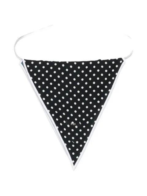 polka-dot-print scarf by NO.21