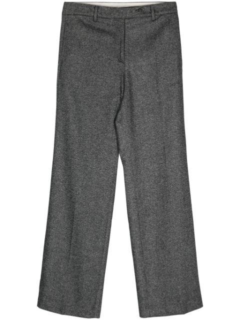 pressed-crease trousers by NO.21