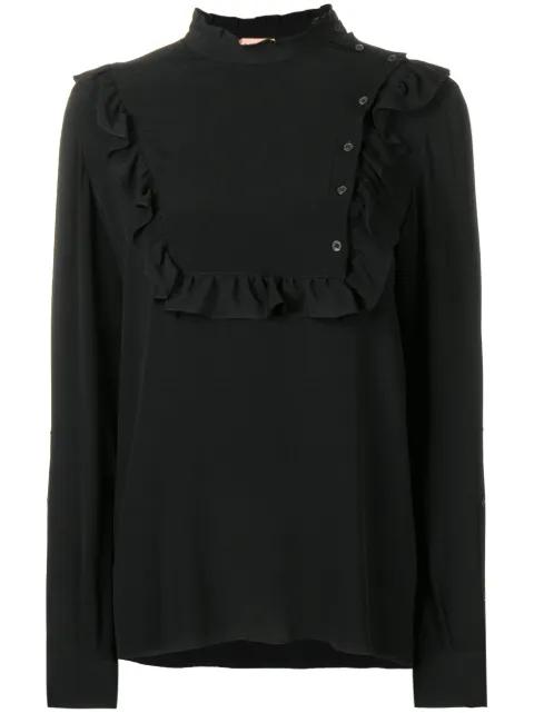 ruffle trim blouse by NO.21