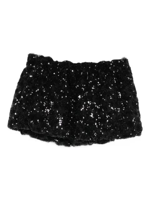 sequin mini skirt by NO.21