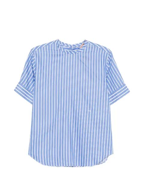 striped short-sleeve blouse by NO.21