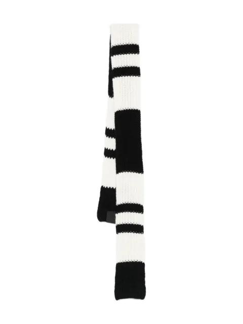 striped wool scarf by NO.21