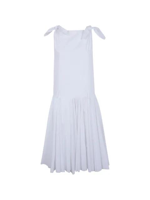 tie-shoulder midi dress by NO.21