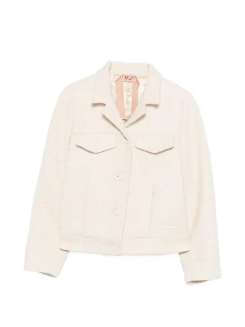 woven pocket jacket by NO.21