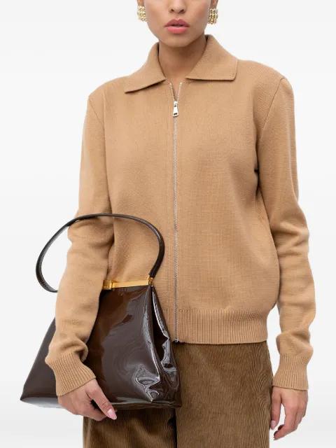 zip-fastening cardigan by NO.21