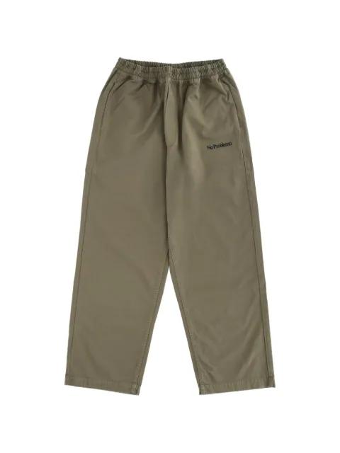 logo elasticated-waist trousers by NO PROBLEMO
