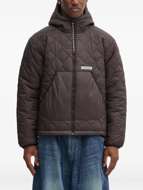 quilted hoodied jacket by NO PROBLEMO