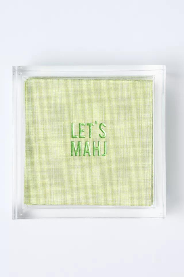 No Reservations Let’s Mahj Disposable Cocktail Napkin by NO RESERVATIONS