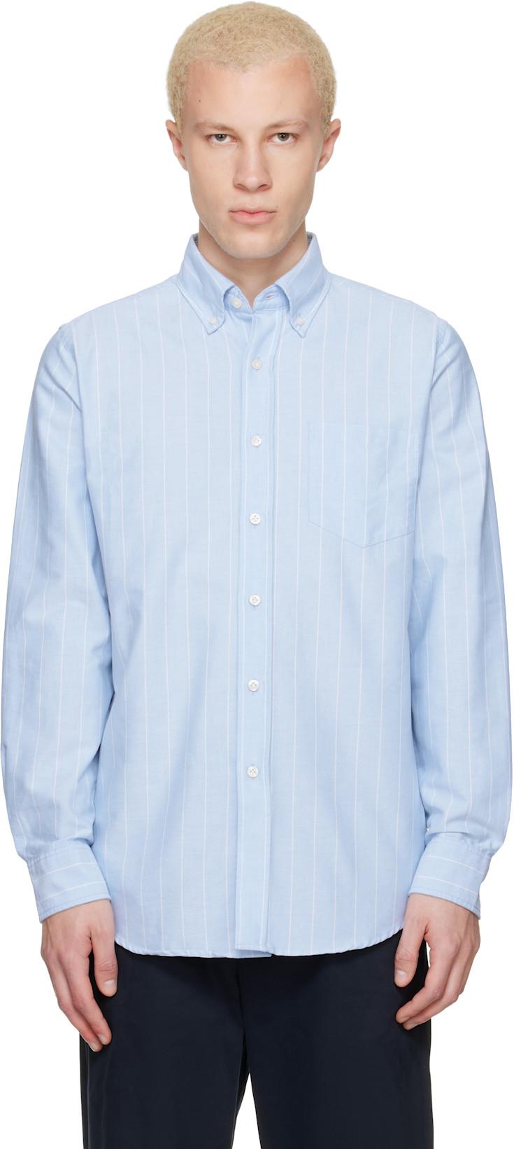 Blue Lightweight Oxford Shirt by NOAH