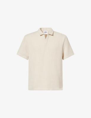 Alexander Open-Neck Knitted Polo Top by NOBL