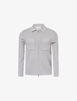 Cassius Zip-Front Knitted Top by NOBL
