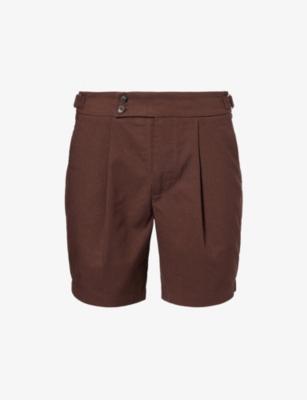 Josh Smart Linen-Blend Shorts by NOBL