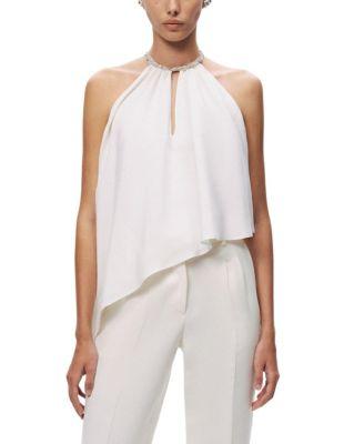 Embellished Halter Blouse by NOCTURNE