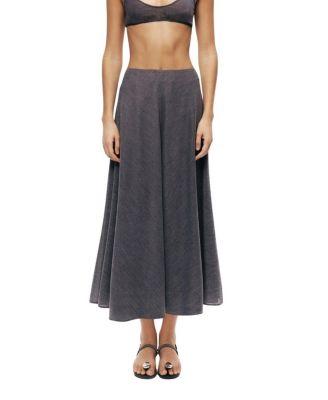 Flowing Midi Skirt by NOCTURNE