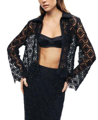 Lace Sheer Jacket by NOCTURNE