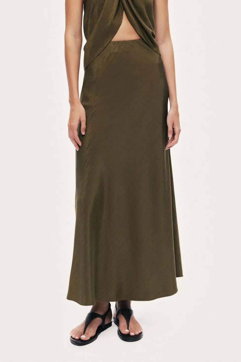 Nocturne Flared Midi Skirt by NOCTURNE