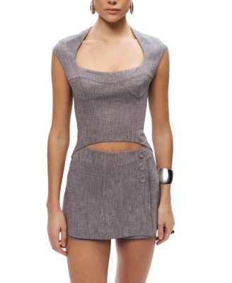 Open-Back Tailored Top by NOCTURNE