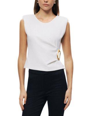 Sleeveless Buckle-Detail Blouse by NOCTURNE