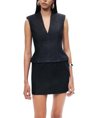 Sleeveless Tailored Mini Dress by NOCTURNE