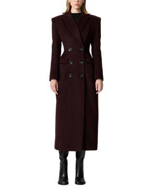 Tailored Double-Breasted Maxi Coat by NOCTURNE
