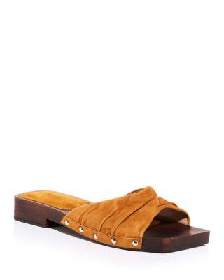 Women's Studded Slides by NODALETO