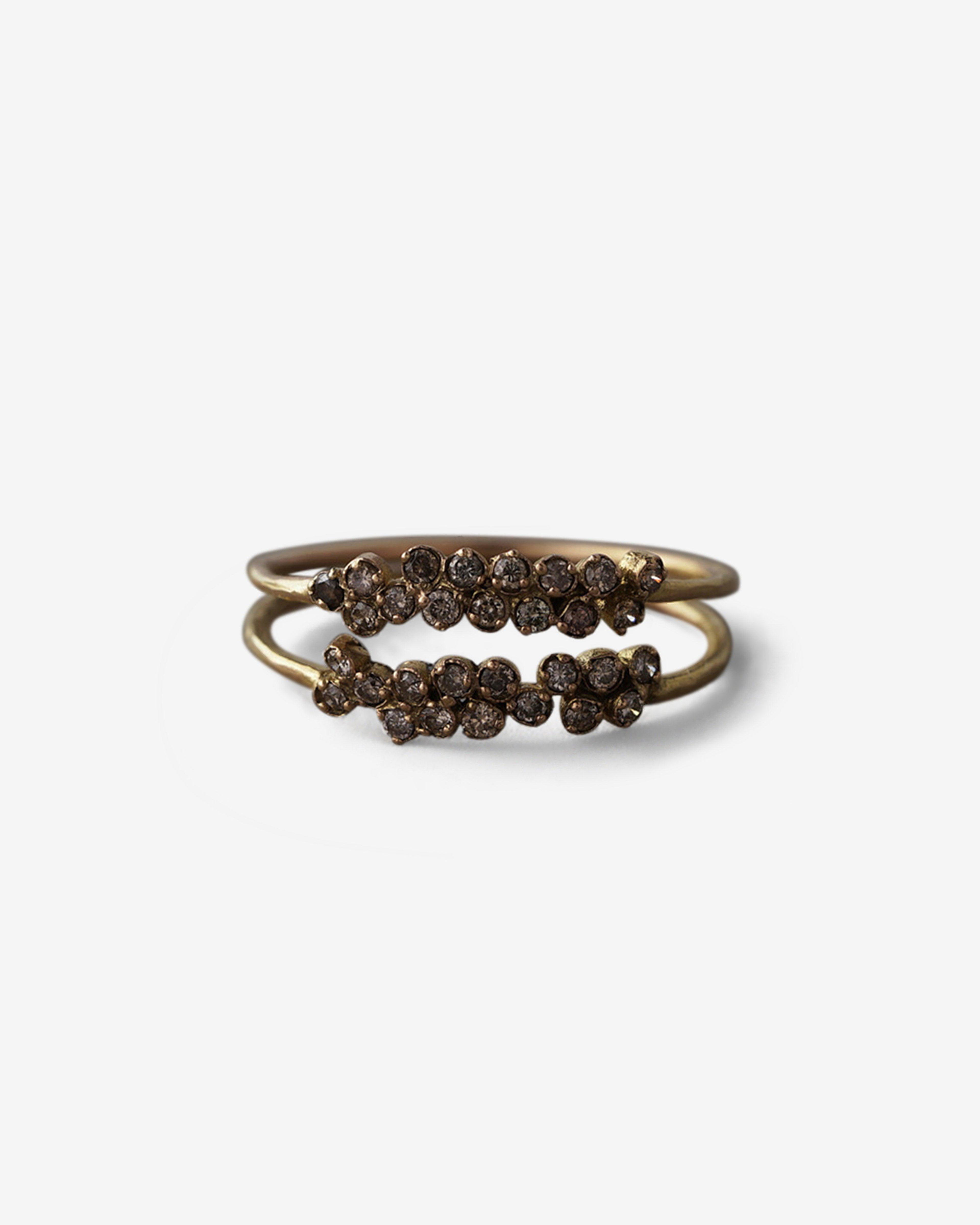 Noguchi Bijoux - Brown Diamond Ring - (Yellow Gold) by NOGUCHI BIJOUX
